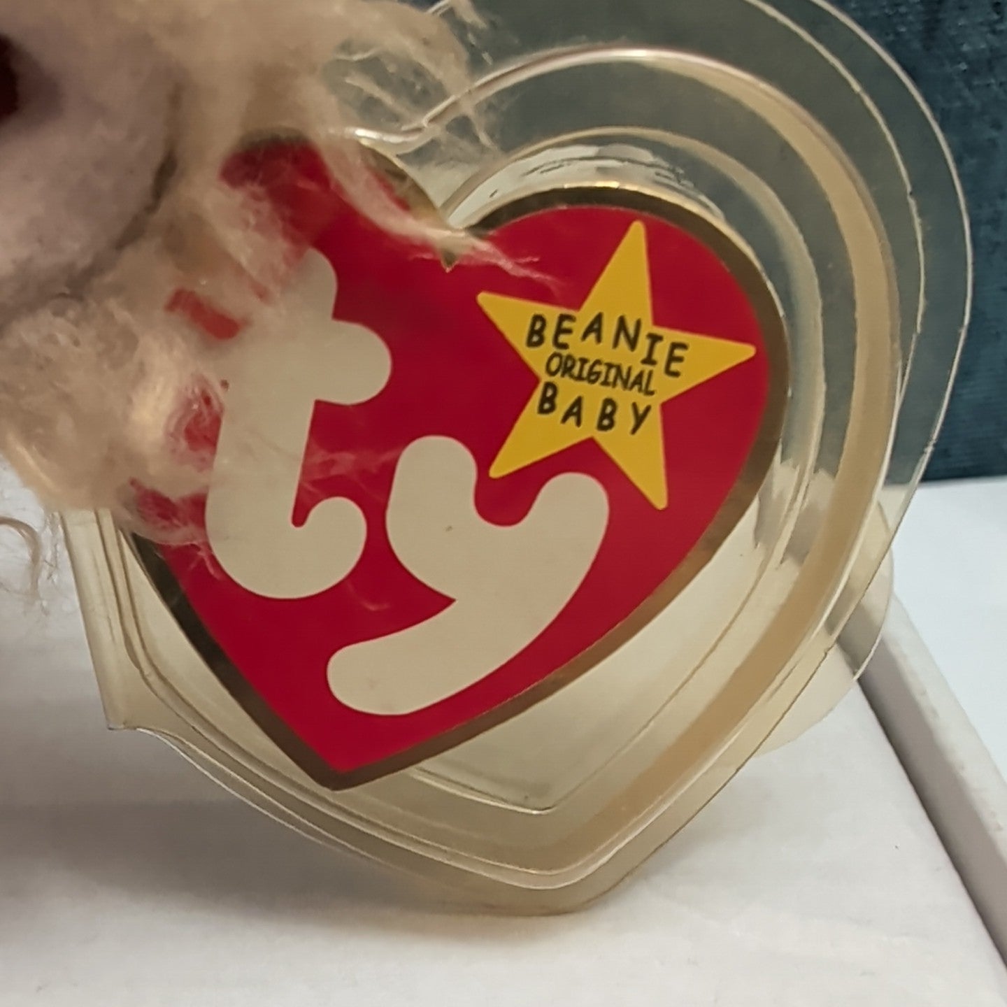 ​Ty Beanie Baby Spunky Cocker Spaniel Dog 1997 Red Star Tag Mint 008421041848