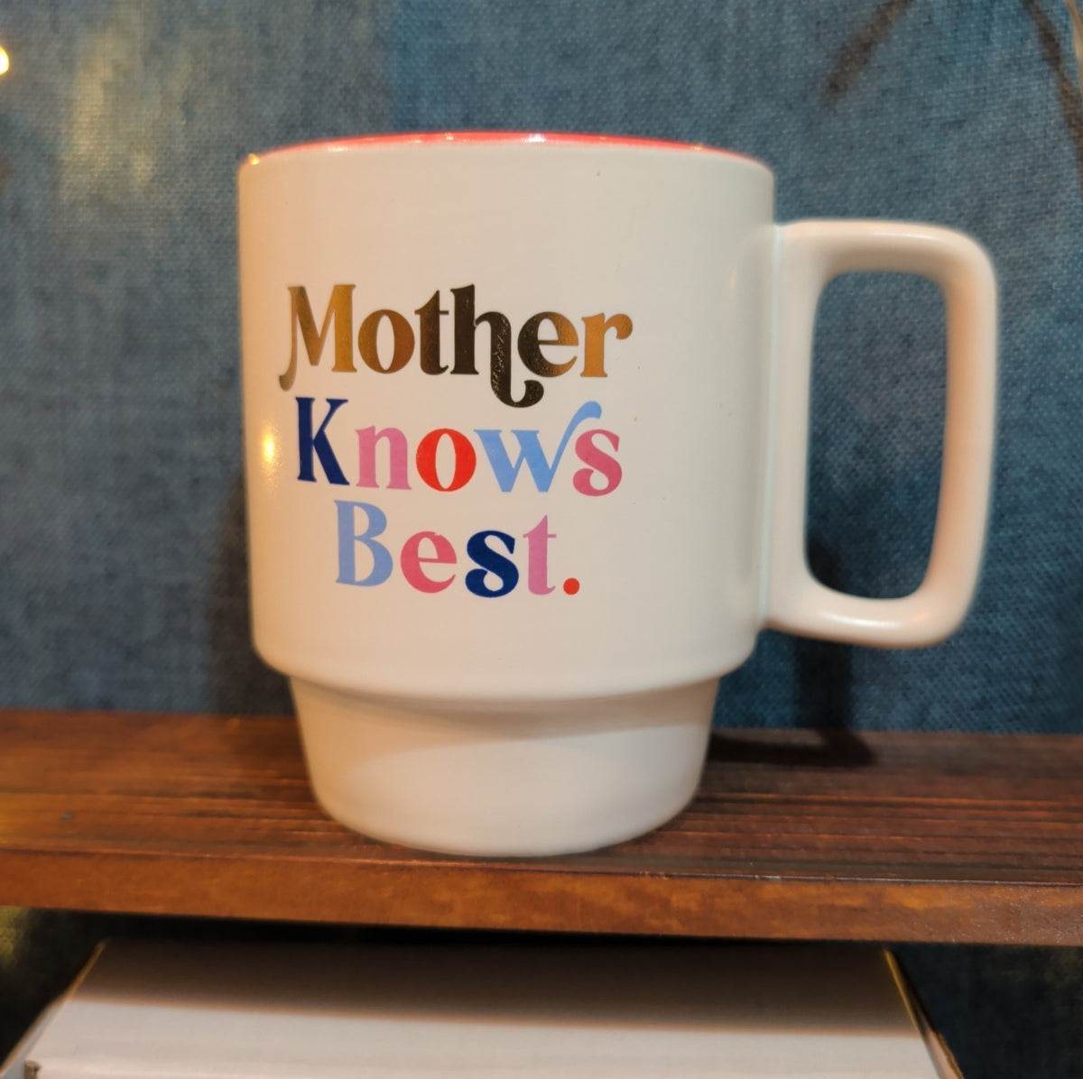 Designworks Ink Mother Knows Best Coffee Mug Ceramic