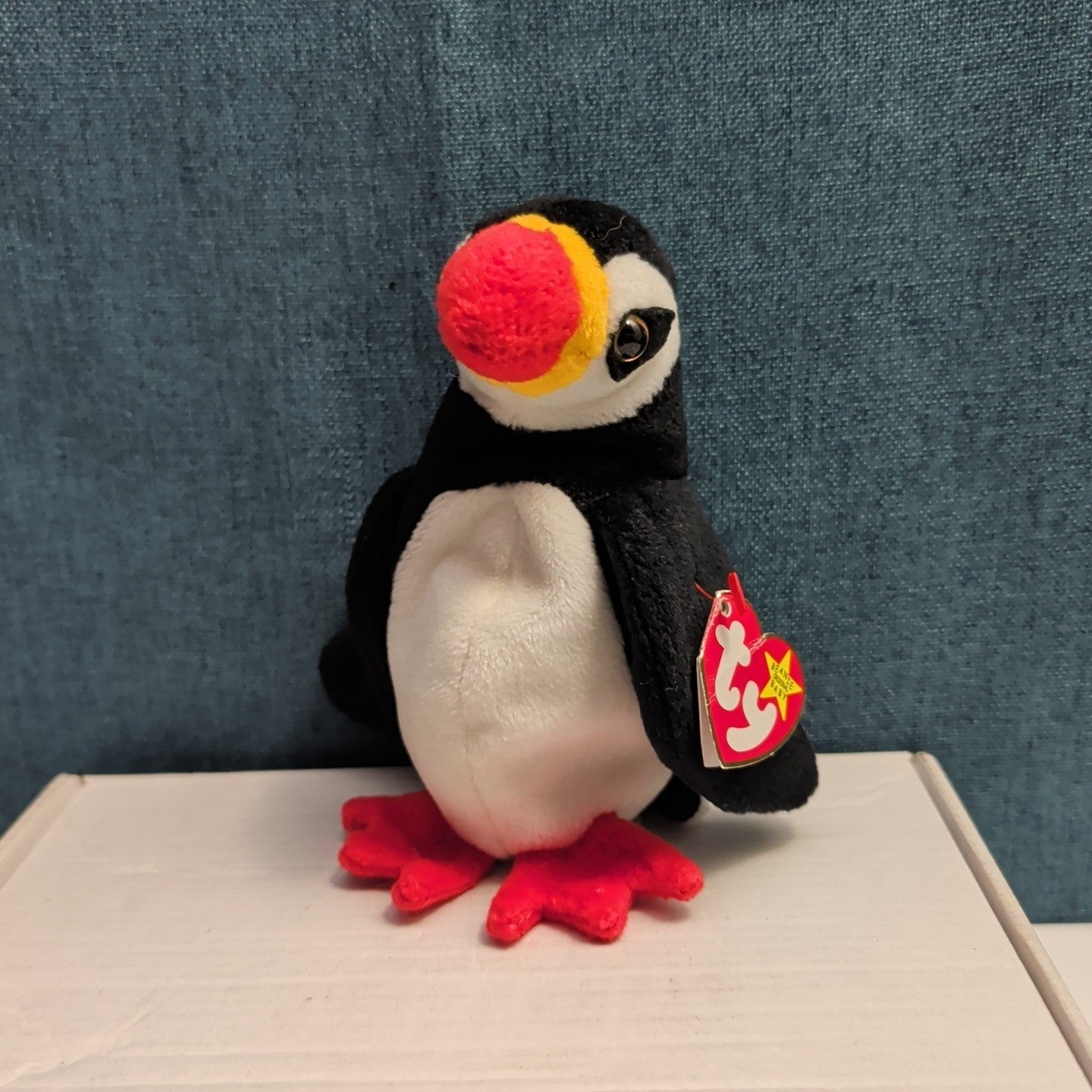 Ty Beanie Baby Puffer Puffin Bird 1997 Retired MWMT P.E. Pellets Authentic 90s