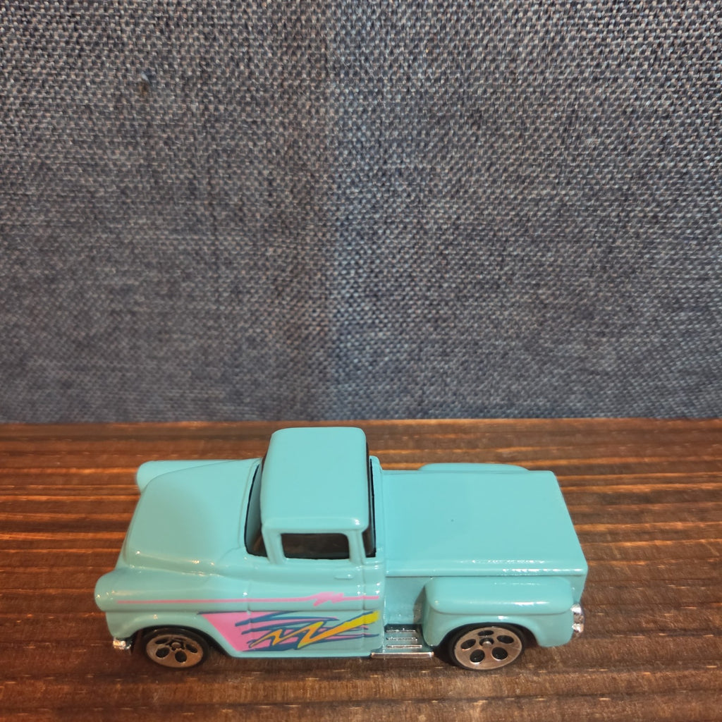 Hot Wheels Flashsider 1956 Chevy Teal Diecast 90s