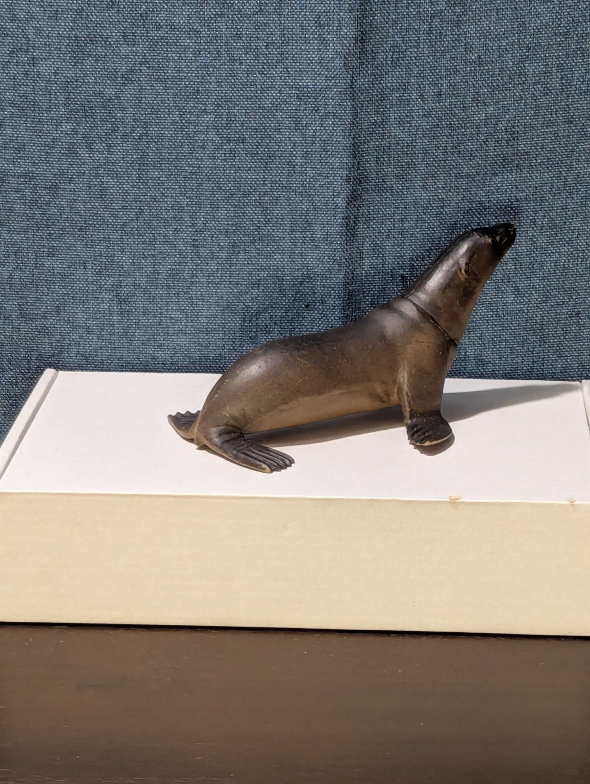 Vintage S.H. Sea Lion Figure | Realistic Ocean Animal Toy | Articulated Neck