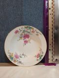 Noritake Peony 5053 China 7.5" Soup Bowl Floral Gold Rim Vintage