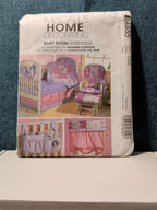 McCall's M4855 Baby Nursery Decor Pattern '05 Bedding Quilt Bumper Stacker UNCUT