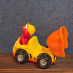 Sesame Street Elmo Dump Truck Plastic Construction Toy 2001