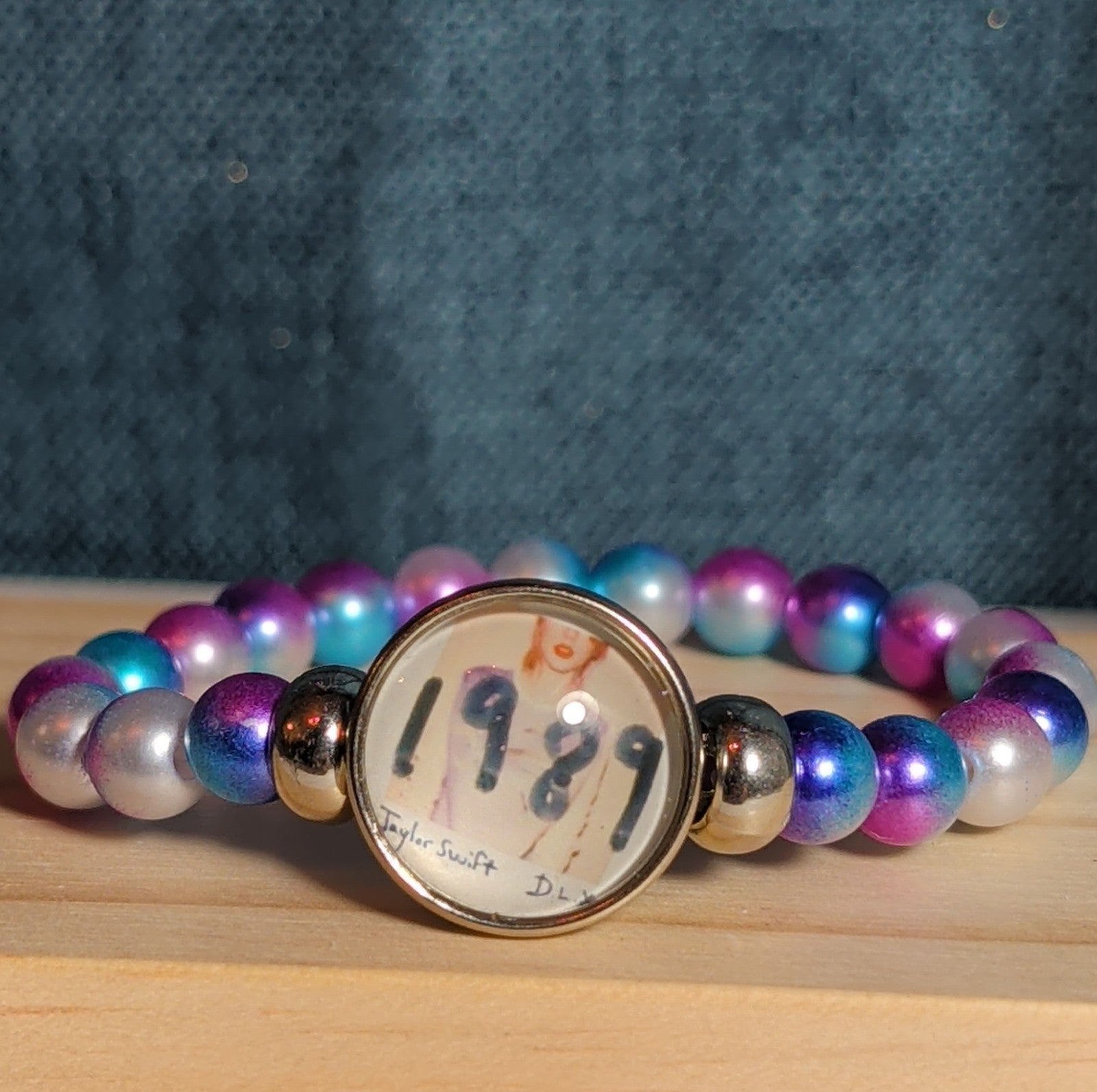 Taylor Swift 1989 Charm Beaded Bracelet Eras Vibe