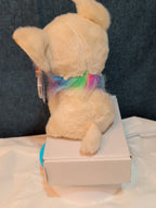 Ty Beanie Boos Chewey Chihuahua Rainbow Collar Gold Glitter Eyes 6" Plush