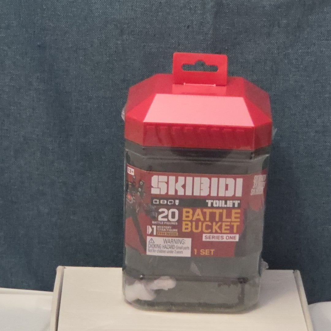 Skibidi Toilet Battle Bucket Series 1 New Sealed 20 Figures Mystery Titan NIB