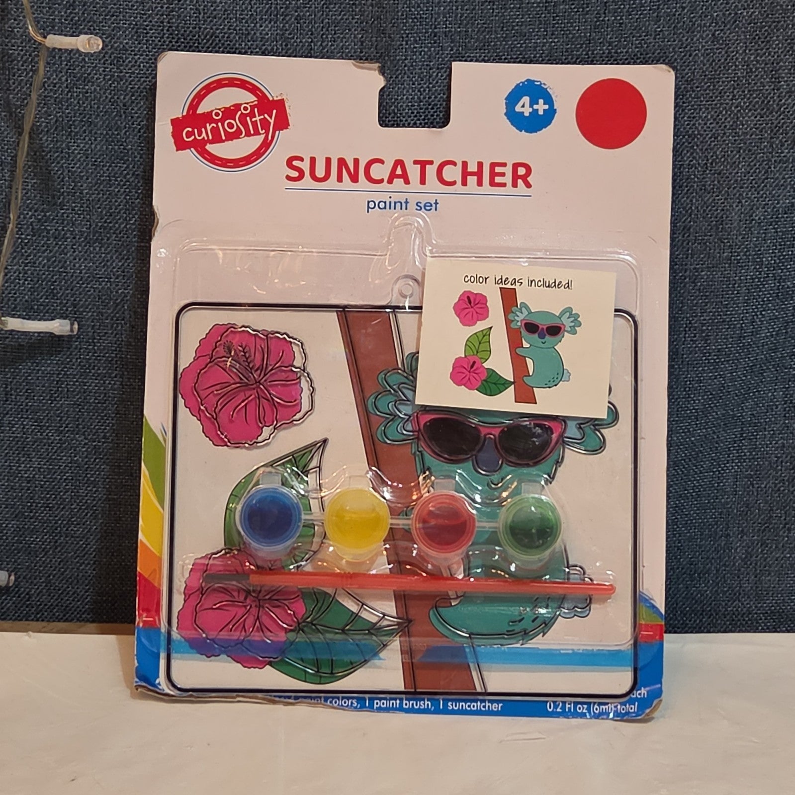 Curiosity Koala Suncatcher Paint Kit Window Art Kids