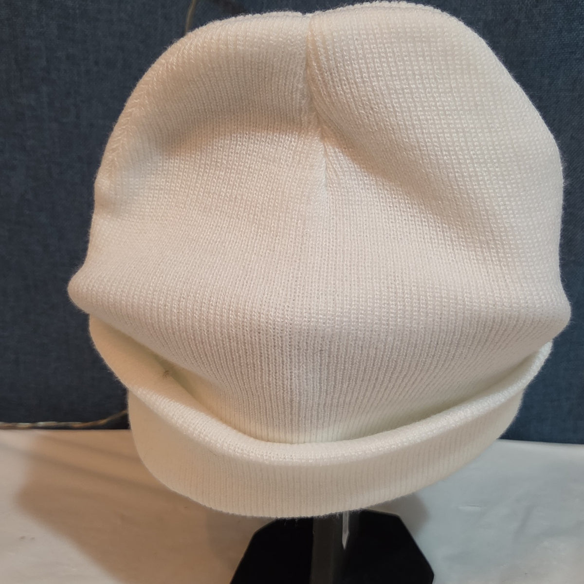 Custom Grinch Throat Punch White Knit Beanie Funny Holiday Hat Brand