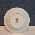 Noritake Peony 5053 China 7.5" Soup Bowl Floral Gold Rim Vintage