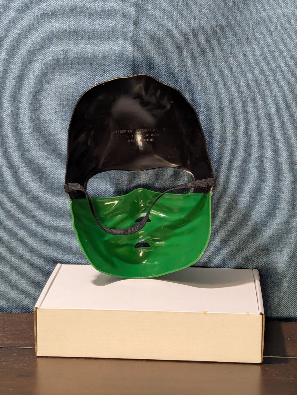 Kids Ninja Mask Green & Black Halloween Costume Accessory Dress Up Half Mask