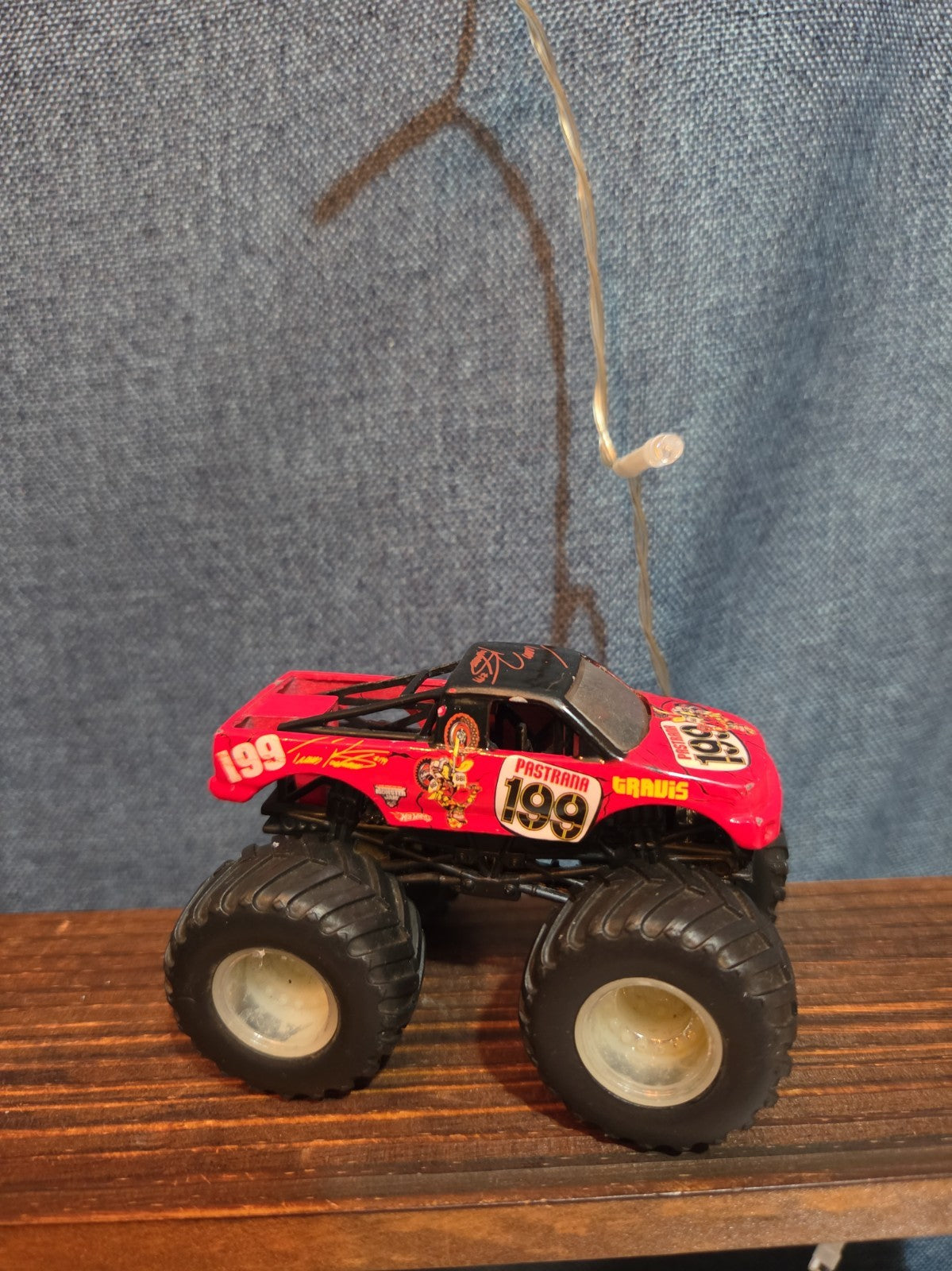 Hot Wheels Pastrana 1999 Monster Jam Red Diecast