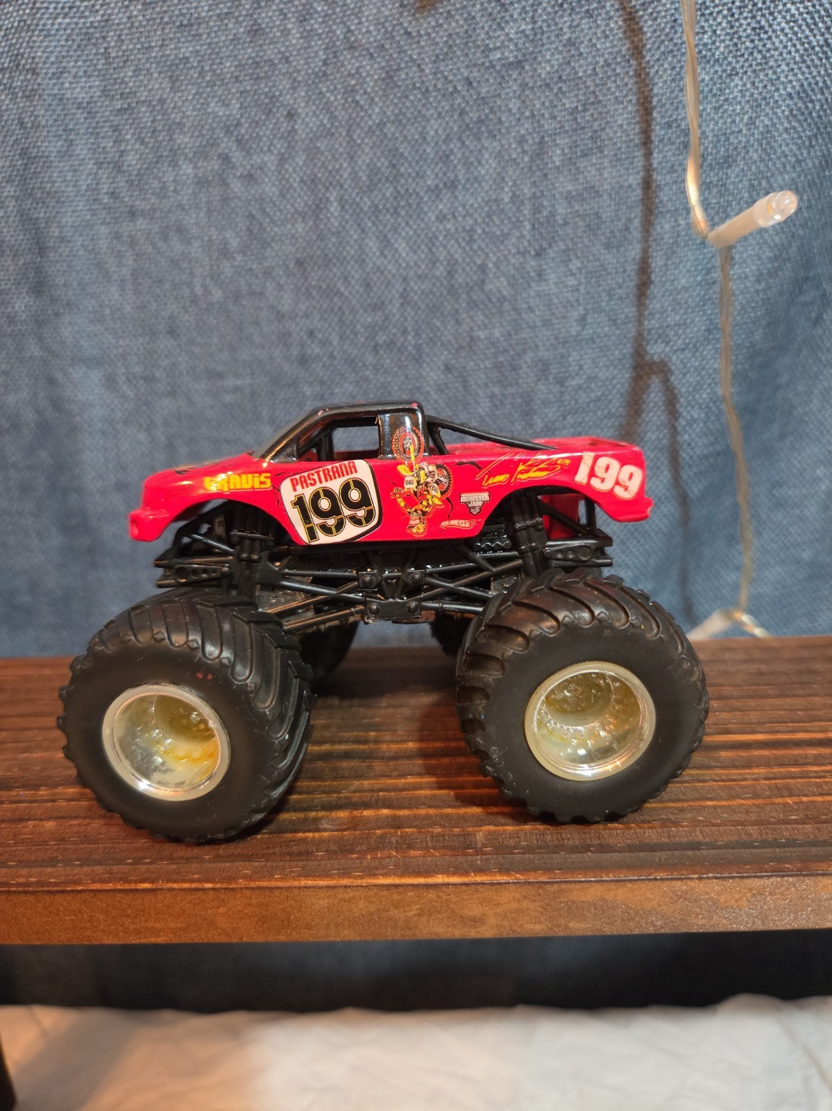 Hot Wheels Pastrana 1999 Monster Jam Red Diecast