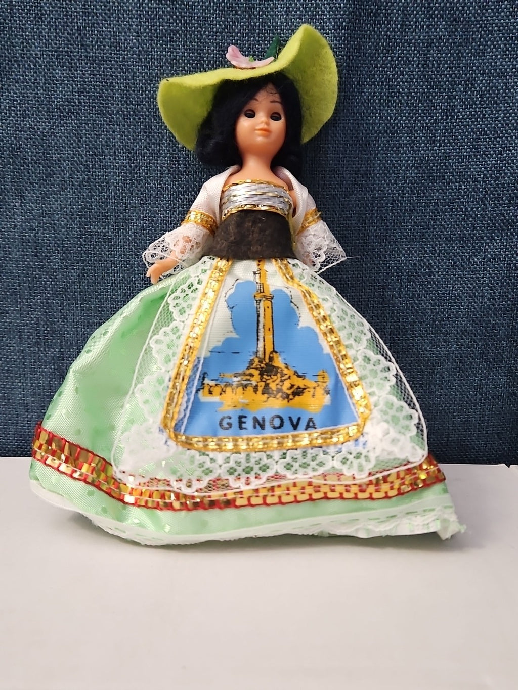 Vintage Italian Souvenir Dolls Pair | Genova & Sorrento | Sleep Eyes