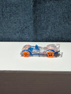 Hot Wheels Hi-Tech Missile | 2014 X-Raycers Clear & Blue | Fast Track Car