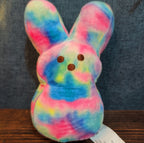 Peeps Bunny Plush Lot 4 Strawberry Tie-Dye Purple Yellow 2014