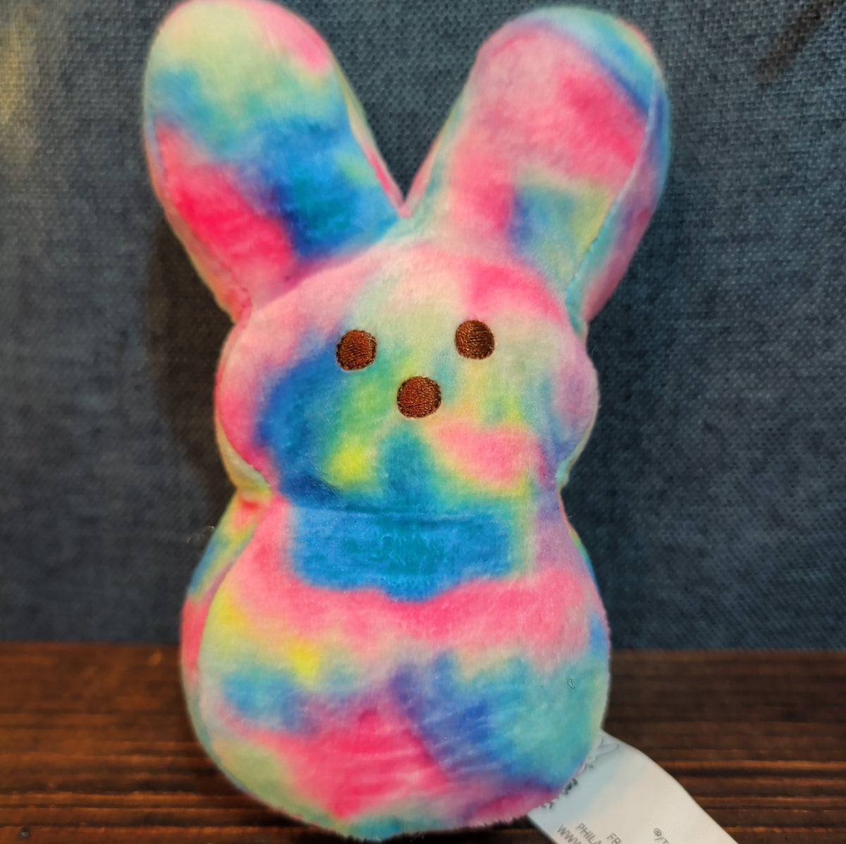 Peeps Bunny Plush Lot 4 Strawberry Tie-Dye Purple Yellow 2014