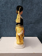 Vintage Evelt Themis Porcelain Doll | Handmade in Greece | Traditional Costume |