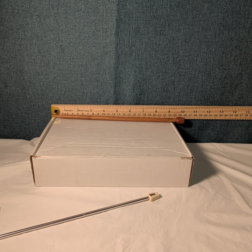 Boye Size 5 Aluminum Knitting Needle 14 Inch Single Point Teal Blue 6328 Vintage