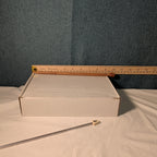 Boye Size 5 Aluminum Knitting Needle 14 Inch Single Point Teal Blue 6328 Vintage