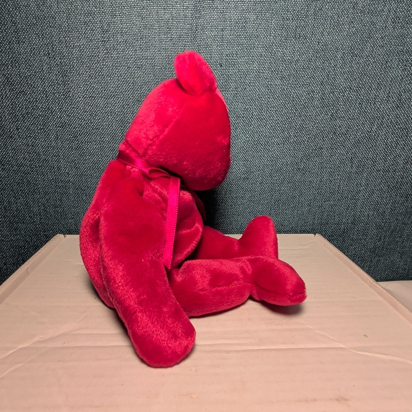 Valentina Ty Beanie Baby 1998 Retired Valentine Bear with Tag Protector Vintage