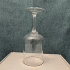 LENOX Crystal INTRIGUE Wine Glasses Gold Trim Fluted Rim Vintage 80s | Set of 6