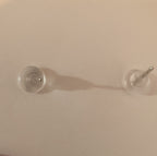 Pink Bow Pearl Drop Earrings Gold Plated Bowknot Cute Elegant Dangle Studs Gift