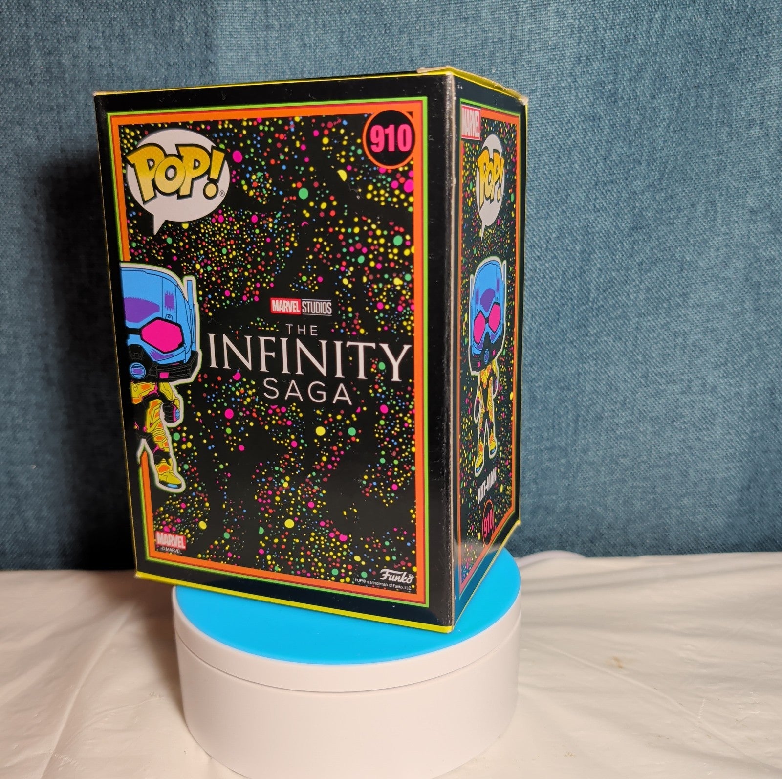Funko Pop Ant-Man 910 Avengers Endgame Blacklight Target Exclusive PreOwned