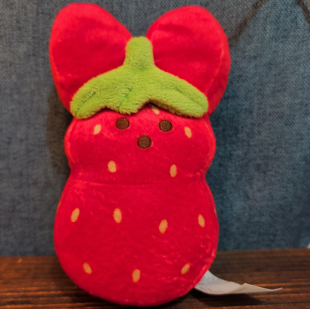 Peeps Bunny Plush Lot 4 Strawberry Tie-Dye Purple Yellow 2014