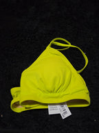 Amazon Essentials Bikini Top M Lime Green UPF 50+ Bralette Swimwear NWT Summer