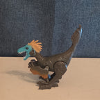 Animal Planet Dino Tower Replacement Raptor Figure Feathered Blue Face Toy