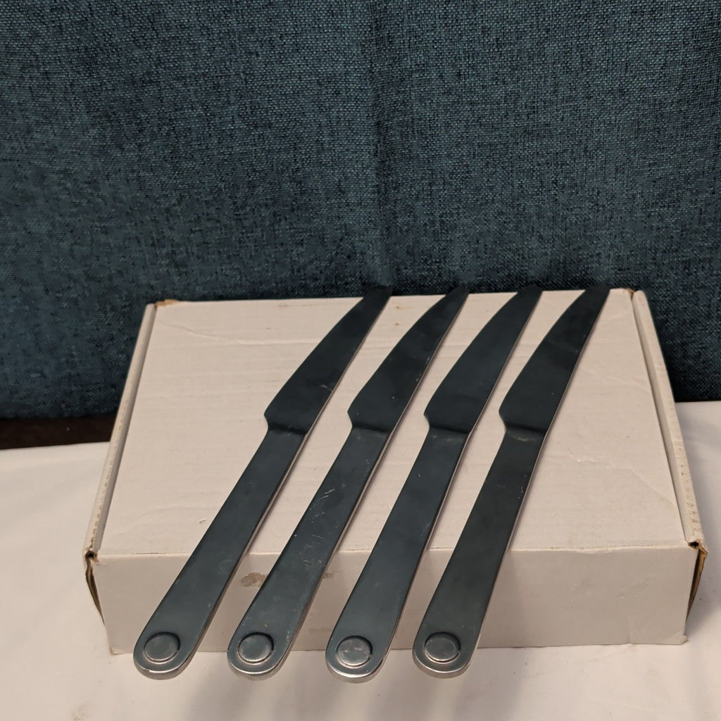 6 Pc GOURMET SETTINGS TAXI Flatware Set | 18/8 Stainless | 4 Knives | 2 Spoons