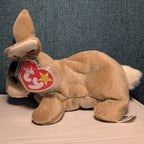 Ty Beanie Baby Nibbly 1998 Retired Speckled Bunny with Tag Protector Vintage