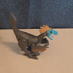 Animal Planet Dino Tower Replacement Raptor Figure Feathered Blue Face Toy