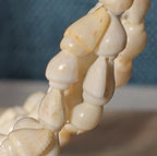 Hawaiian Woven Shell Lei Long Necklace Boho Beach