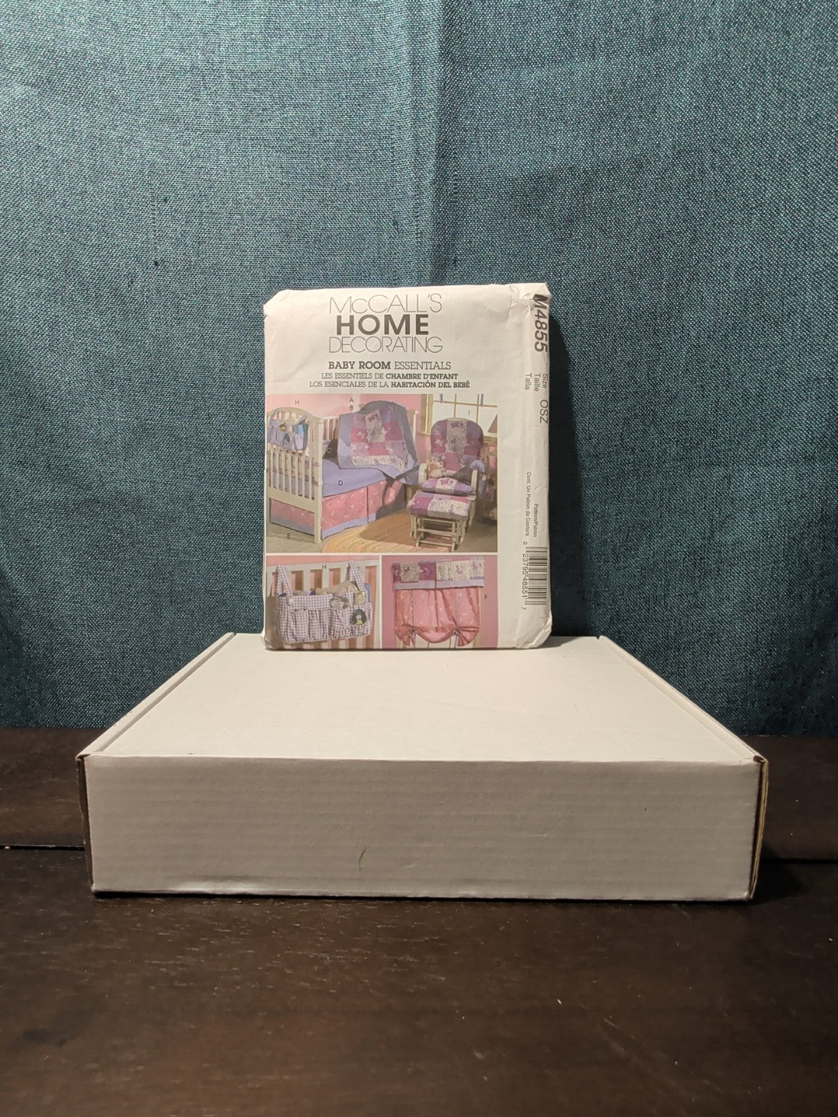 McCall's M4855 Baby Nursery Decor Pattern '05 Bedding Quilt Bumper Stacker UNCUT