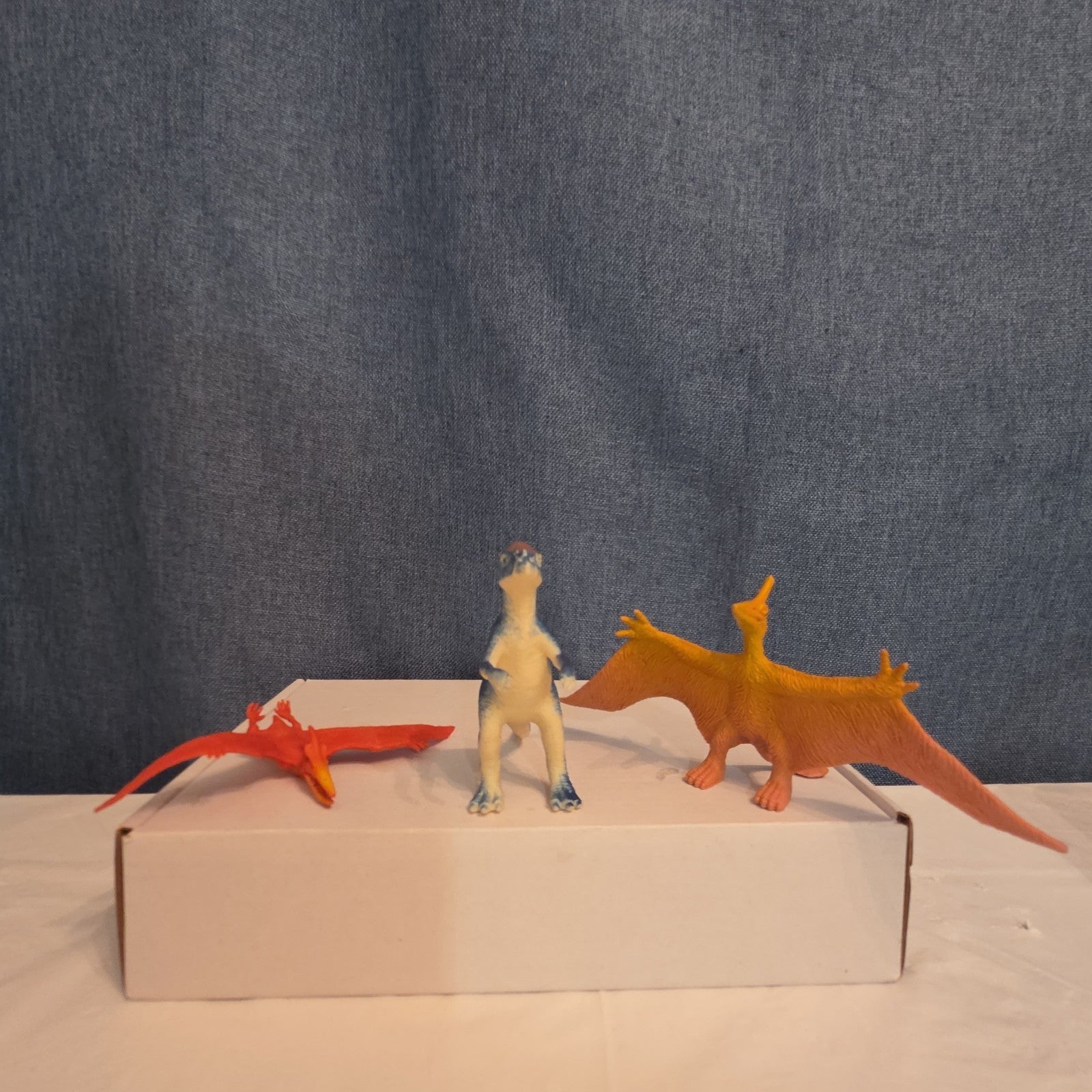 Dinosaur Toy Figures Lot of 13 T-Rex Triceratops Stegosaurus Plastic Play Set