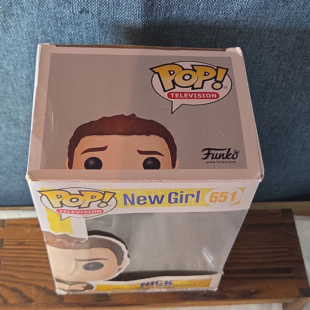 Funko Pop Television New Girl Nick 651 Vaulted Vinyl Figure 2018 With Protector