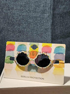 Fynn & Riley Toddler Girls Sunglasses Flower Polka Dot 100% UV Protection NEW
