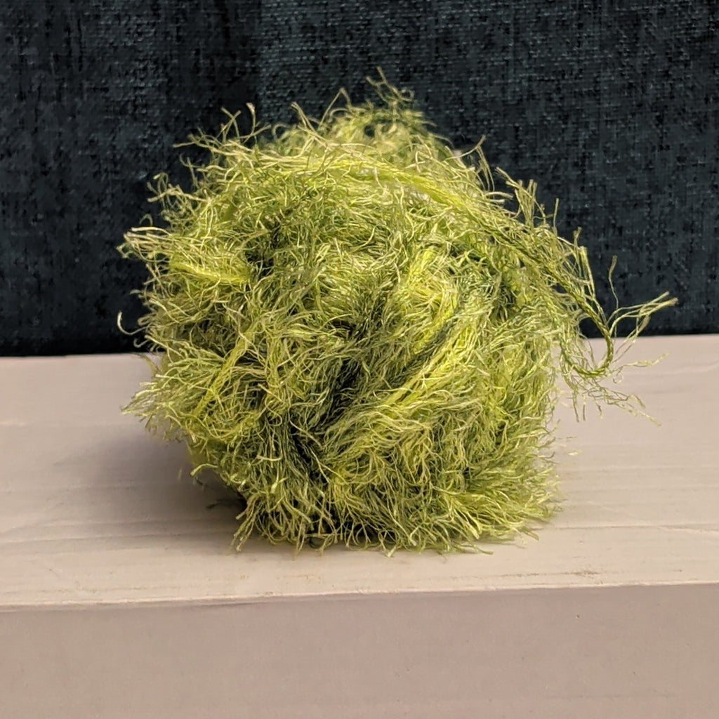 Red Heart Foxy Eyelash Yarn Lime Green