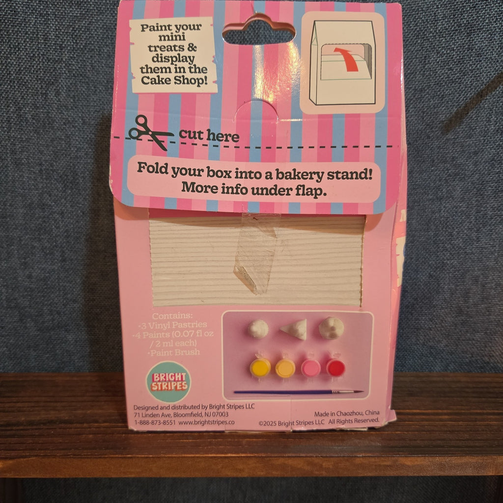Make Mini Moments Cake Shop DIY Ceramic Paint Kit Miniatures
