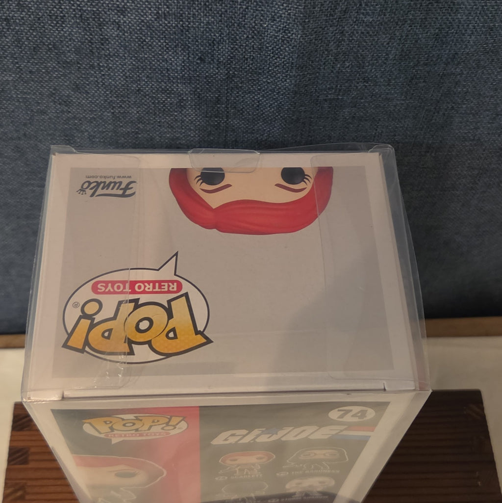 Funko Pop Retro Toys G.I. Joe Scarlett #74 New in Box with Protector