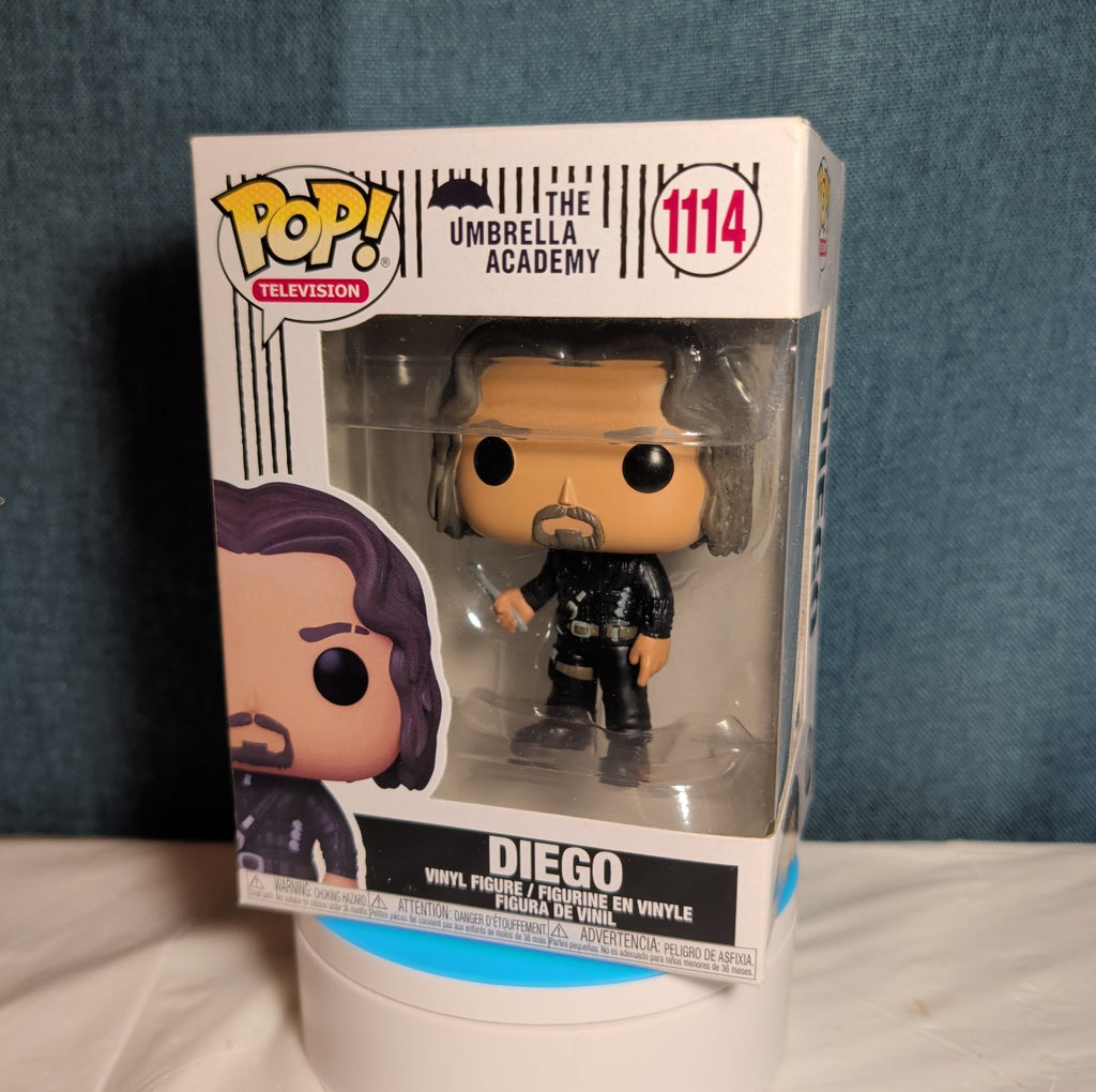 Funko Pop Television Umbrella Academy Diego 1114 Vinyl Figure in Box w Protector
