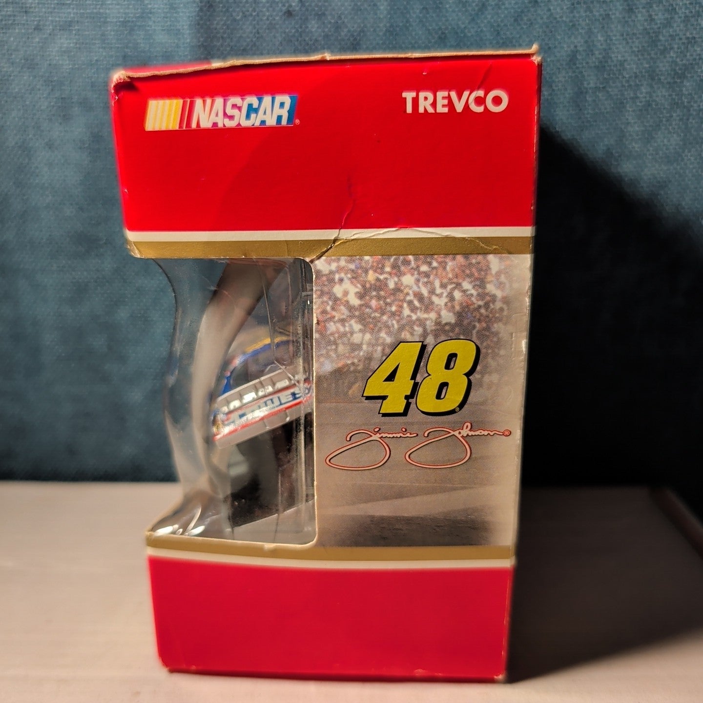 Jimmie Johnson 48 Lowe's 2005 Trevco Diecast Car Ornament NEW Distressed Box