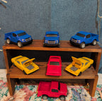 Toy Car Truck Lot 7Pc Plastic Blue Red Yellow