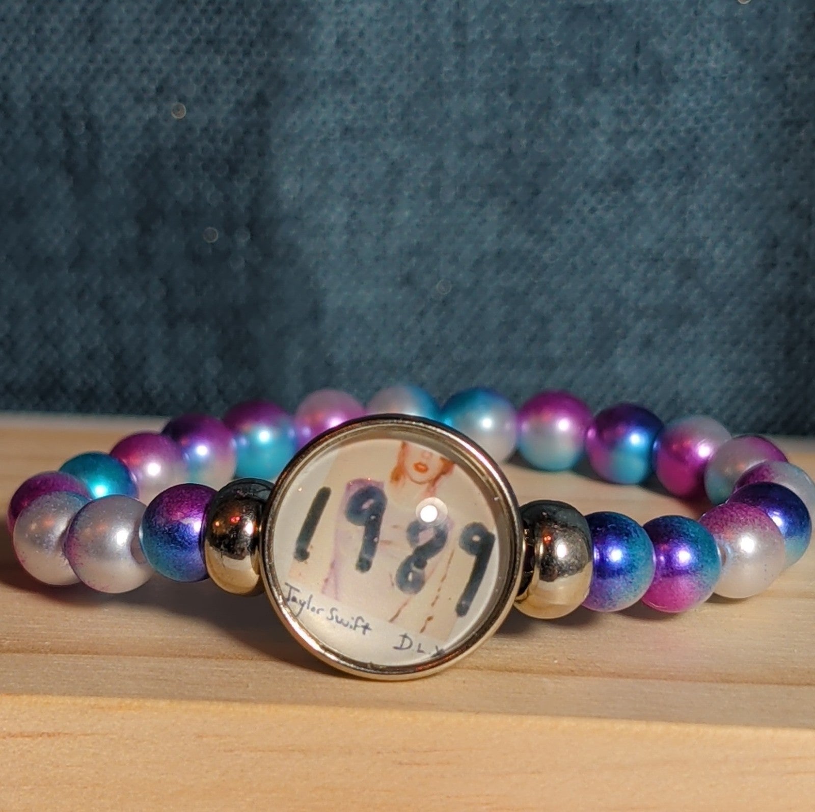 Taylor Swift 1989 Charm Beaded Bracelet Eras Vibe