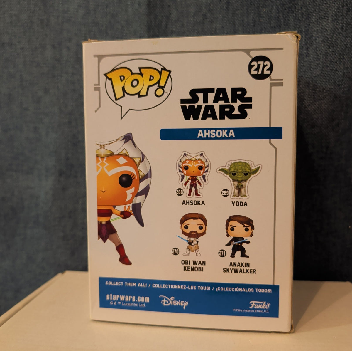 Funko POP Star Wars Ahsoka 272 Hot Topic Exclusive Vinyl In Box with Protector