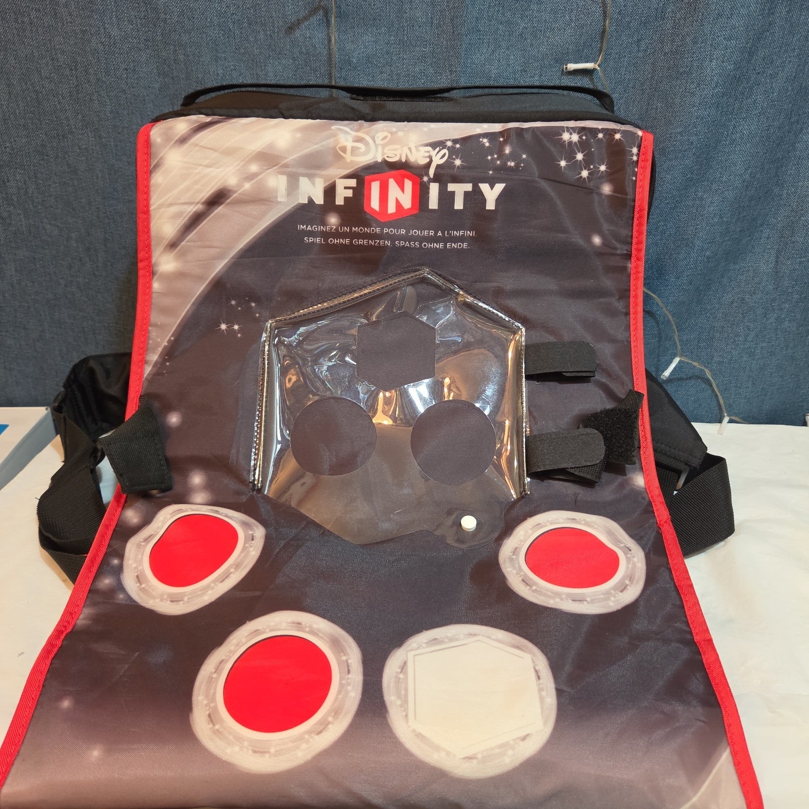 PDP Disney Infinity Play Zone Messenger Bag Fold Out Mat Y2K