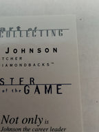 2000 Topps Gallery - Masters of the Game Randy Johnson #111
