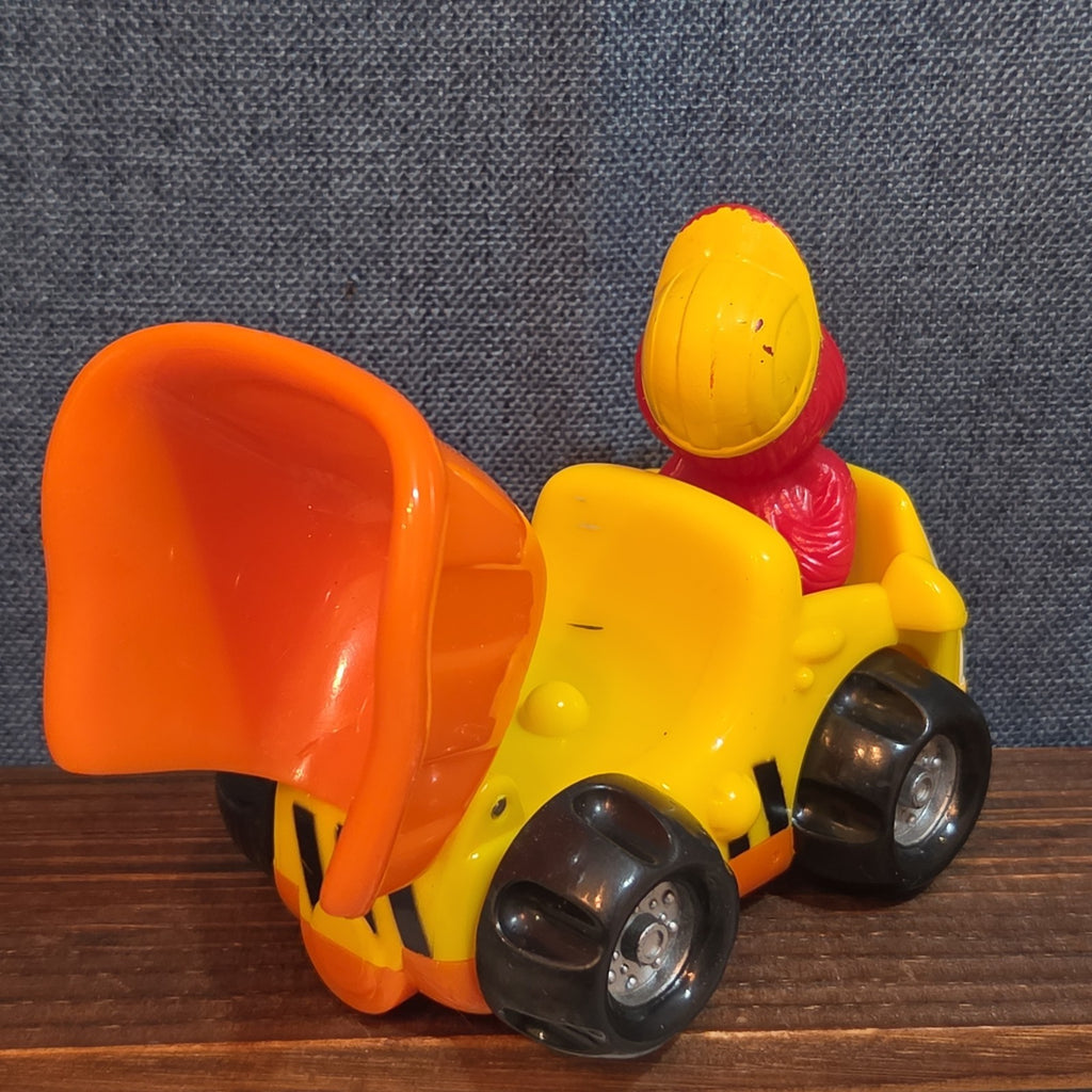 Sesame Street Elmo Dump Truck Plastic Construction Toy 2001